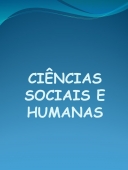 Ciências Sociais E Humanas