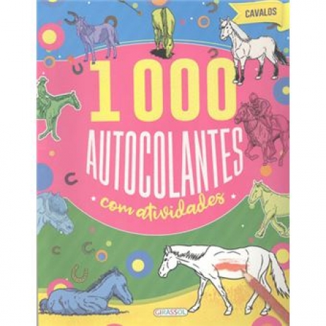 1000 Autocolantes Com Atividades - Cavalos