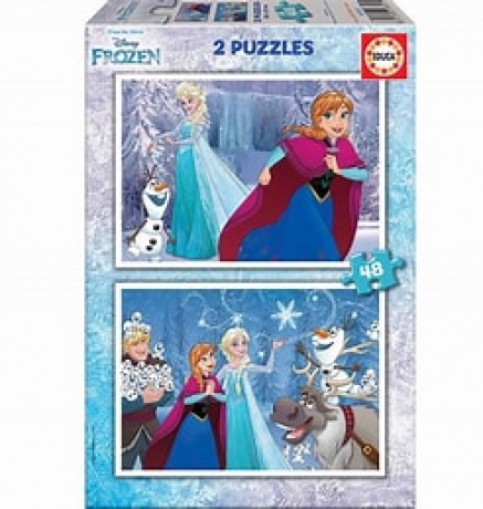 2 Puzzle 48 Peças Frozen