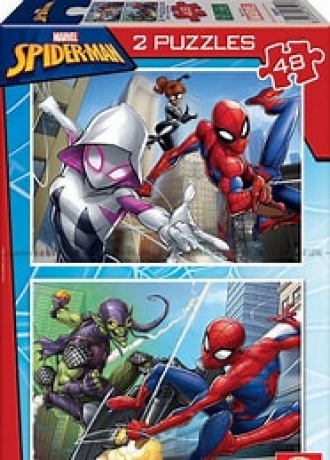 2 Puzzle 48 Peças Spider-Man