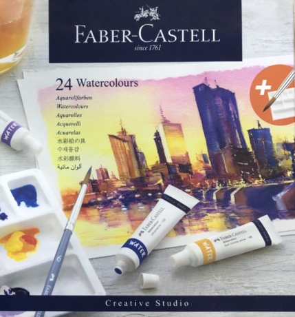Aguarelas Cx. C/24 Tubos Faber-Castell