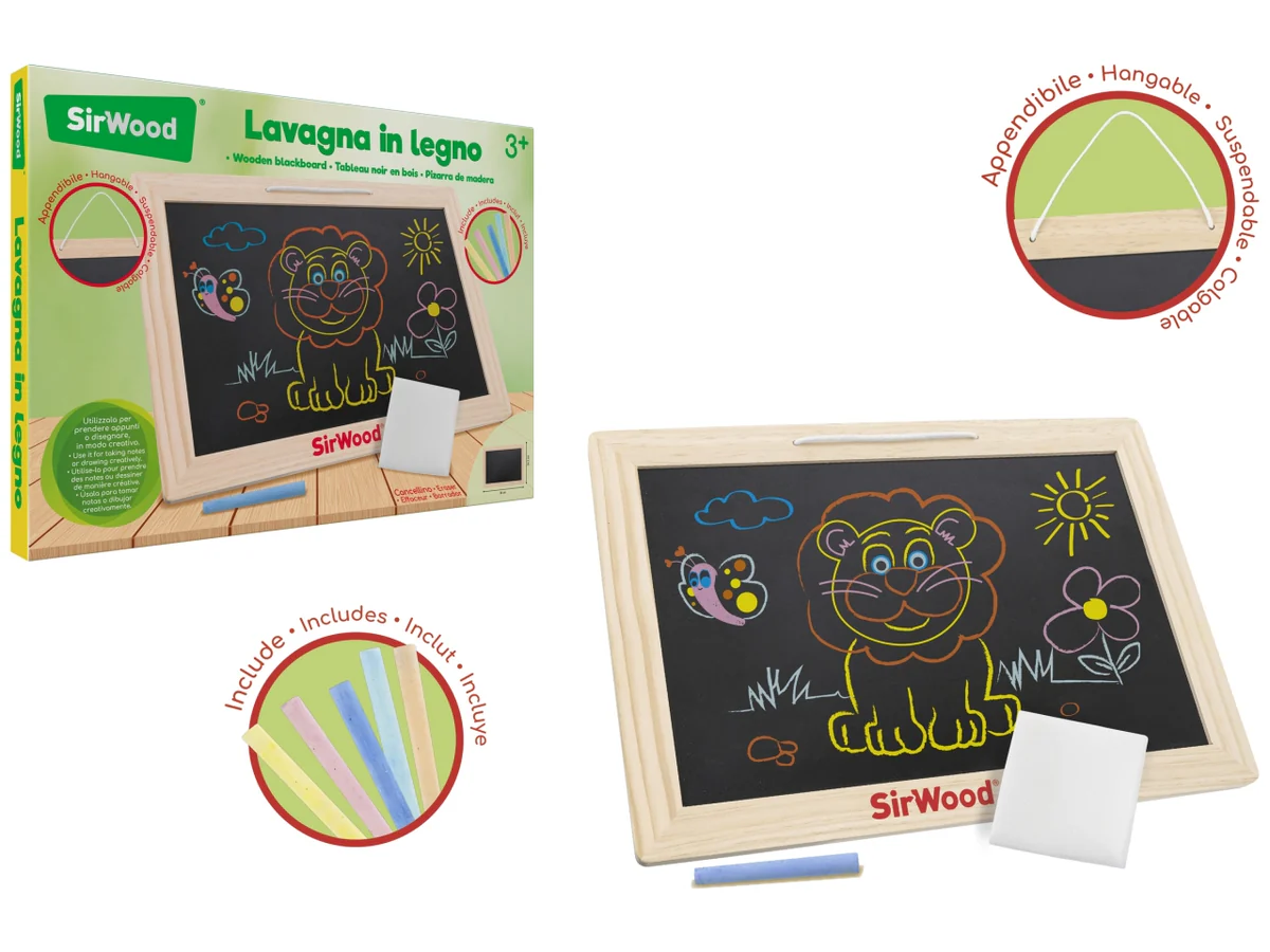 Ardósia + Giz + Apagador 34X24.2