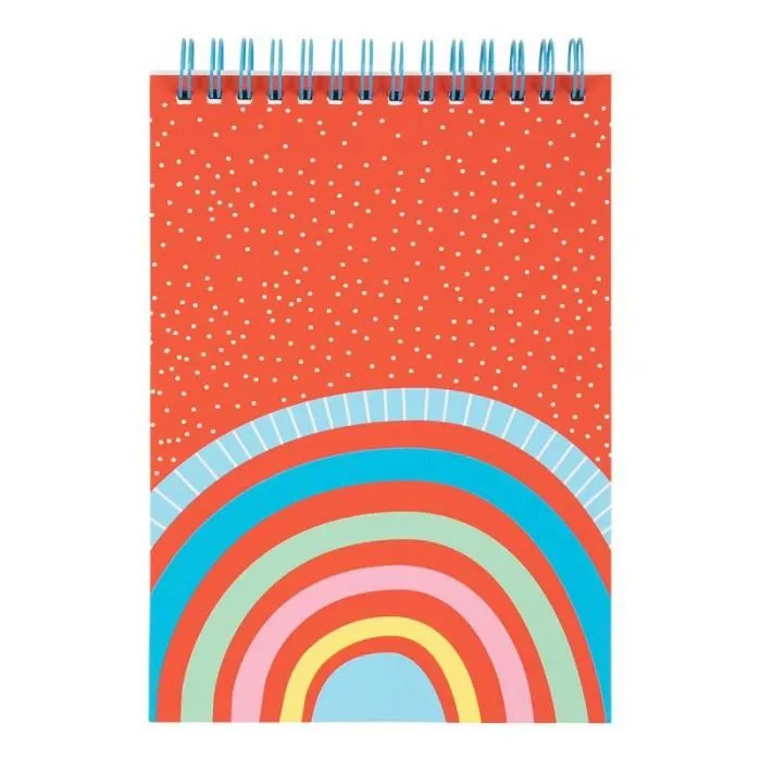 Bloco Liso C/ Espiral A5 Arco-Iris Draeger