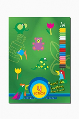 Bloco Papel Lustro 20 Folhas