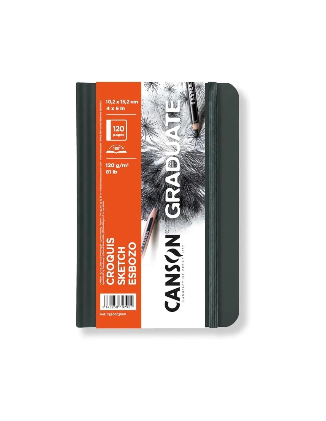 Bloco Sketch A6 - 120 G/ M2 Graduate Canson