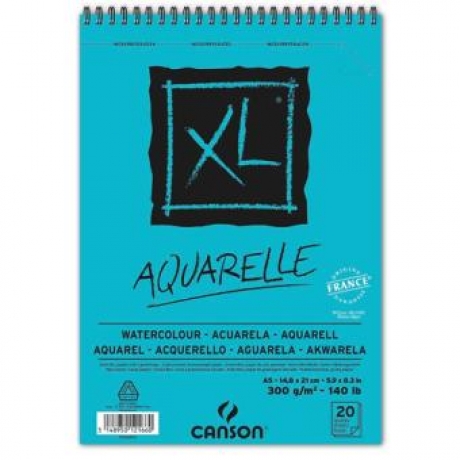 Bloco Xl Aquarelle A5  300 G/ M2 Canson