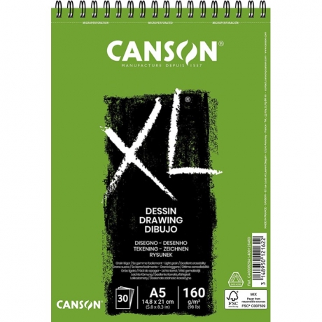 Bloco Xl Dessin A5 160 G/ M2 Canson