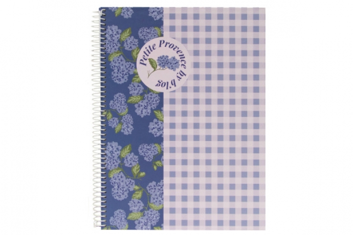Caderno A4 B\'Log Provence Flower C. Dura