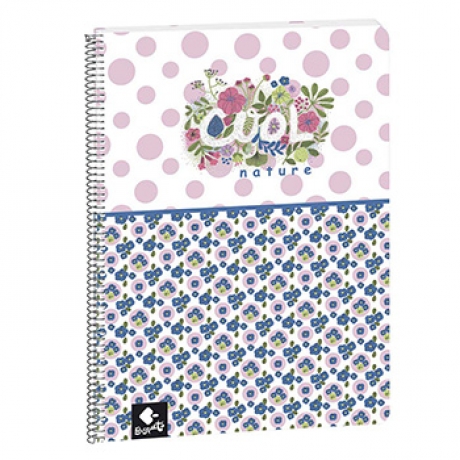 Caderno A4 Pautado 80 Fls Cool Nature