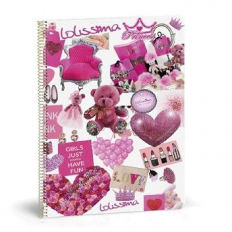 Caderno A4 Pautado 80 Fls Lolissima - Think