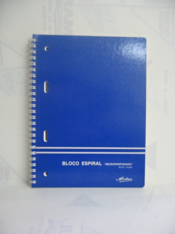 Caderno A5 Azul Liso