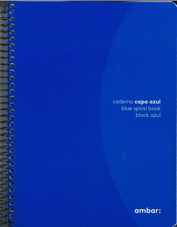 Caderno A5 Azul Pautado