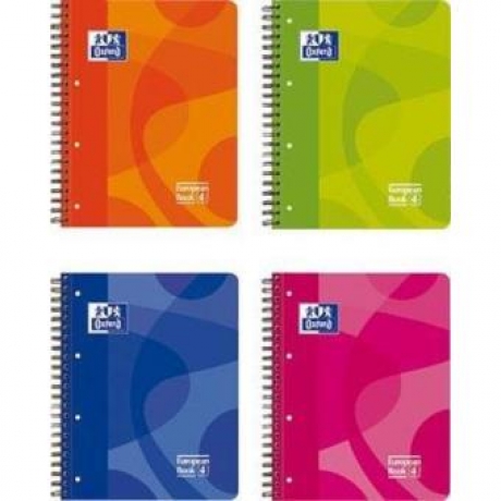 Caderno A5 Oxford Quadriculado 120F Pp