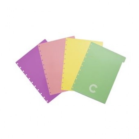 Caderno Inteligente- Separadores Pastel A4