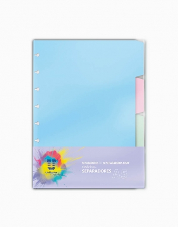 Caderno Unikolor- 4 Separadores A5 Pp