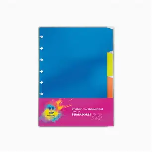Caderno Unikolor- 4 Separadores A5 Pp