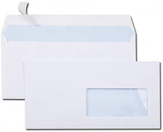 Caixa Envelopes 110X220Mm Janela C/500