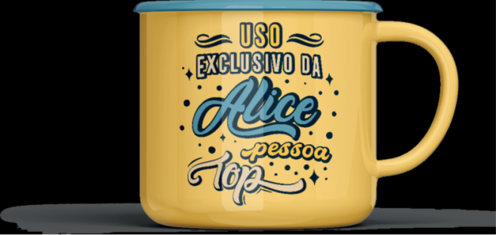 Caneca Expresso Alice