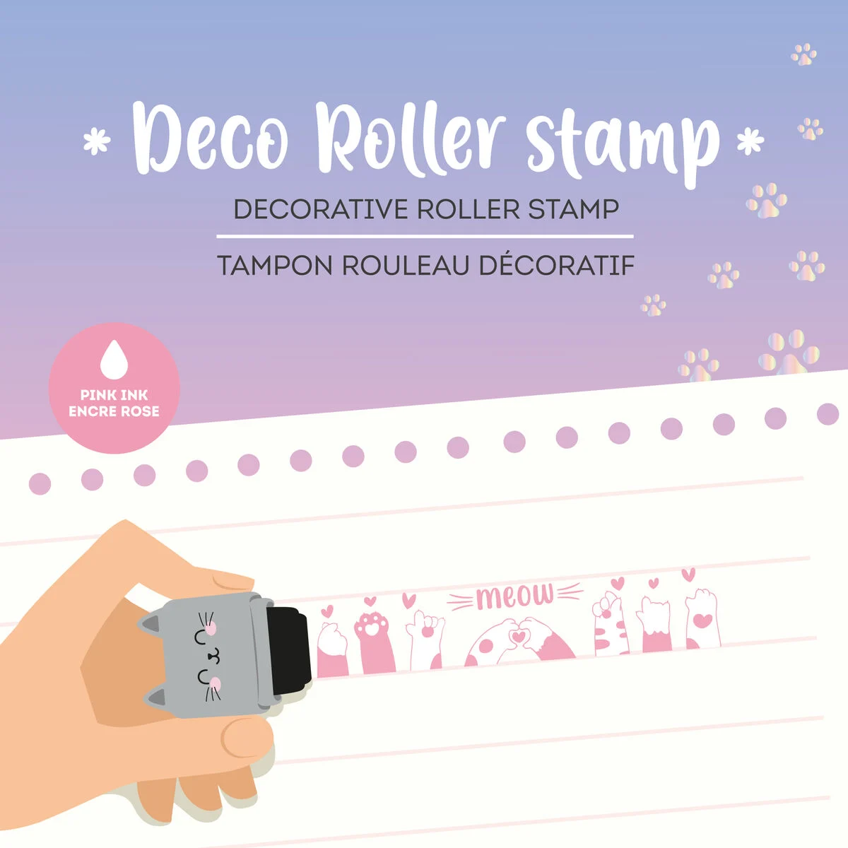 Carimbo Roller Decorativo Kitty Legami