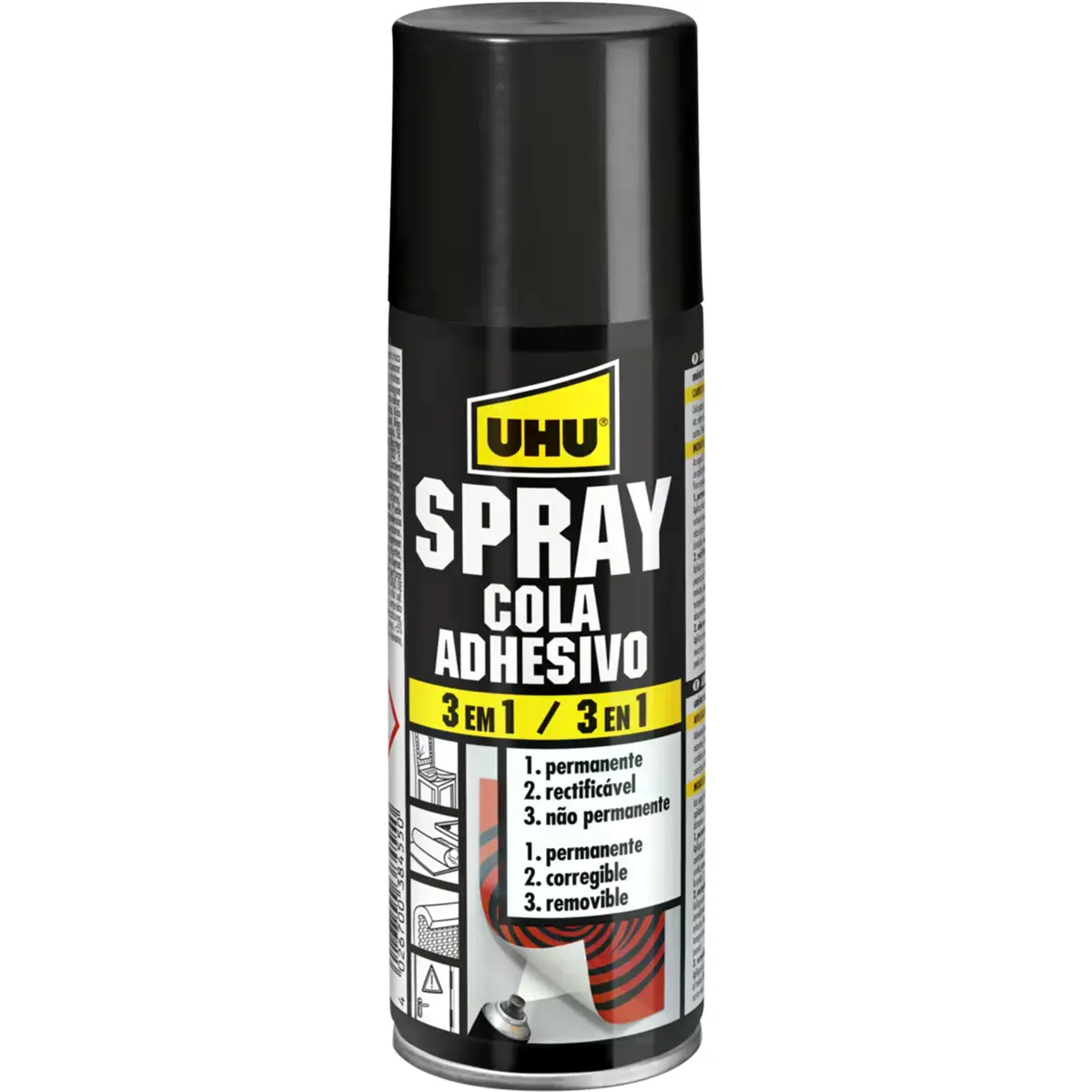 Cola Uhu Power Spray 3 Em 1- 200 Mll