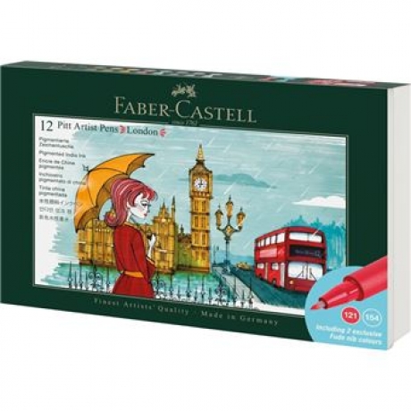 Conj.12 Marc.China Brush Faber-Castell