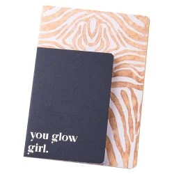 Conjunto 2 Blocos A5 & A6 You Glow Girl