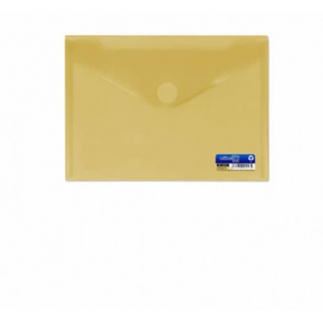 Envelope Plástico A5 Amarelo Com Mola