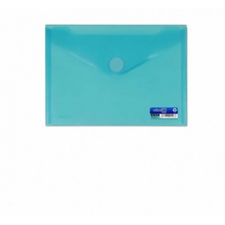 Envelope Plástico A5 Azul C/Velcro