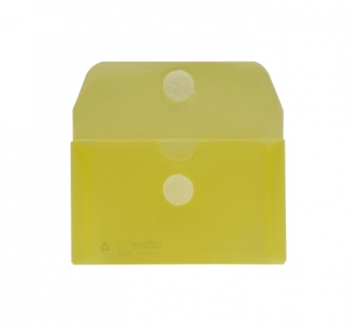 Envelope Plástico Cv Amarelo C/Velcro