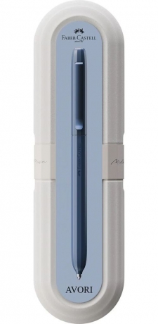 Esferográfica Avori Xb Azul Escuro Faber-