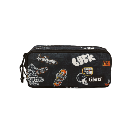 Estojo Duplo Sk8 Stickers Ghuts Gh128