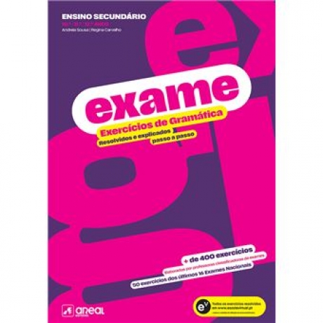 Exame - Exercícios Gramática 10º/ 11º/ 12º Anos