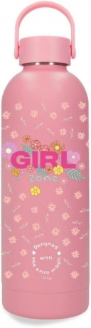 Garrafa Térmica Enso 500 Ml Girl Zone Rosa