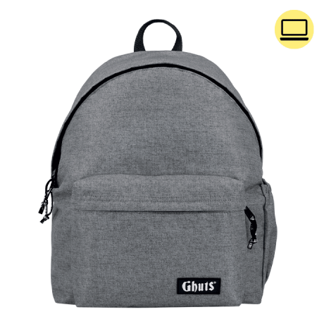 Ghuts Mochila Clássica-Pc Silver Grey Gh211