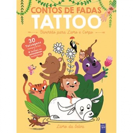 Livro Da Selva - Colorir + Tattoo