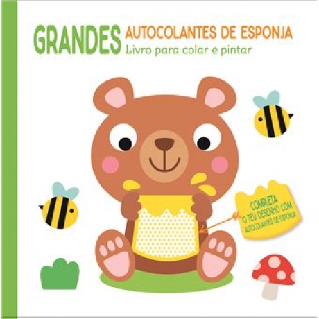 Livro Para Colar E Pintar: Urso