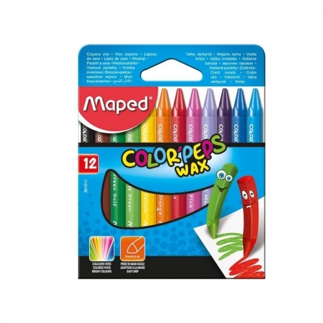 Lápis Cera C/12 - Color\'Peps Maped