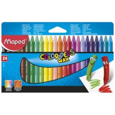 Lápis Cera C/24 - Color\'Peps Maped