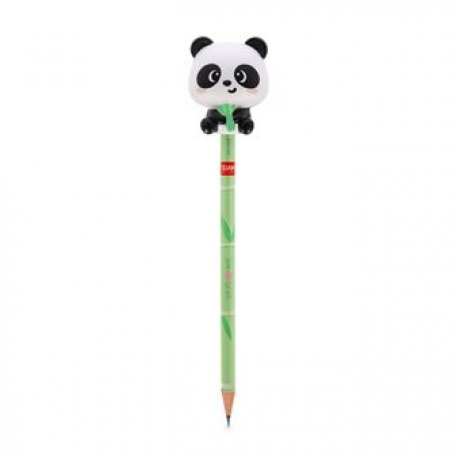 Lápis Com Squeezies Panda Legami