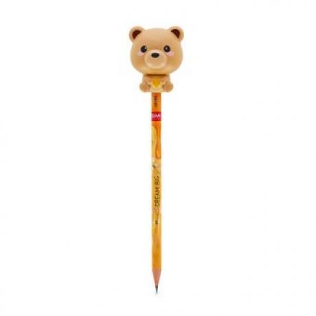 Lápis Com Squeezies Teddy Bear Legami