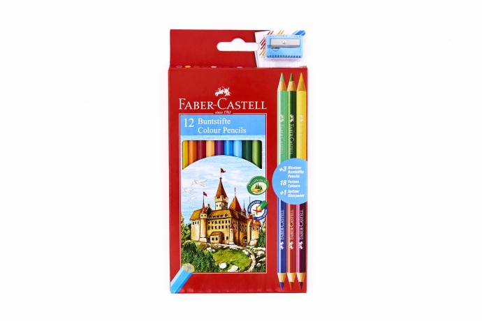 Lápis De Cor C/12 + 3 - Ecolápis Faber-Castell