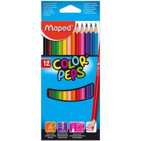 Lápis De Cor C/12 - Color\'Peps Maped