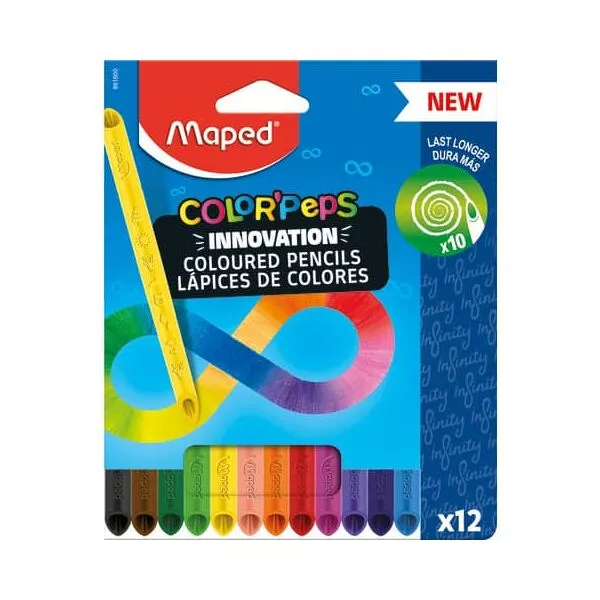 Lápis De Cor C/12 Infinity - Color\'Peps Maped