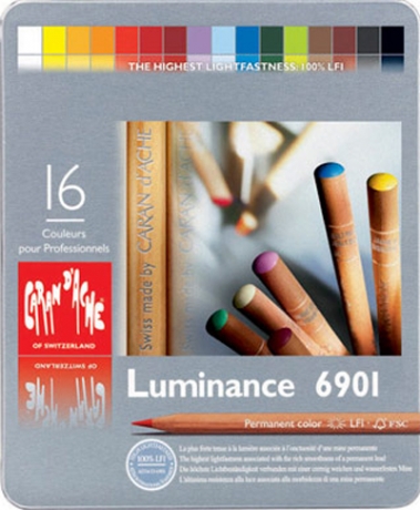 Lápis De Cor C/16 - Luminance 6901- Cx Metal