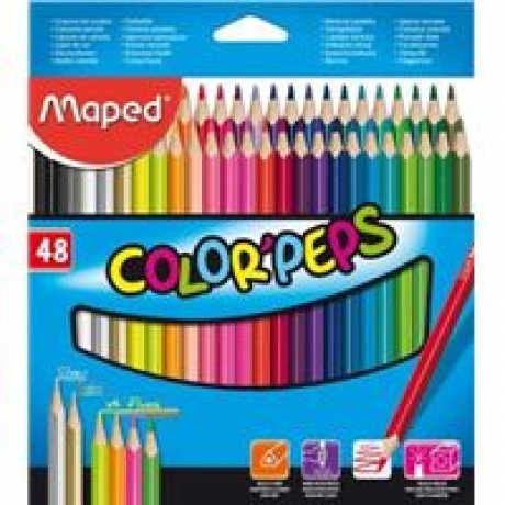 Lápis De Cor C/48 - Color\'Peps Maped