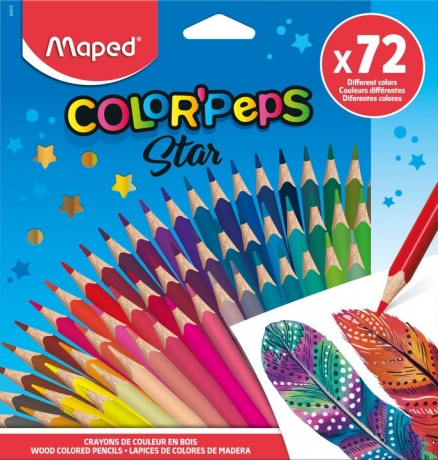 Lápis De Cor C/72 - Color\'Peps Maped