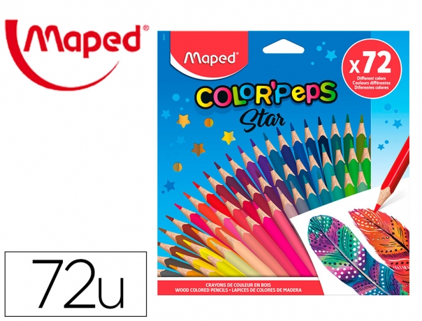 Lápis De Cor C/72 - Color\'Peps Maped