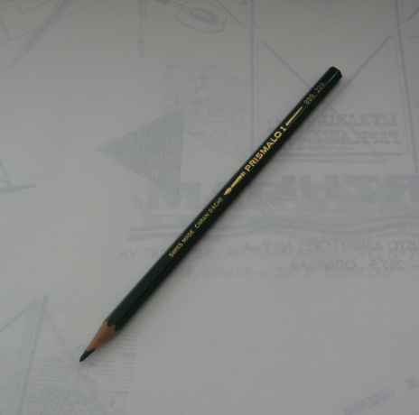 Lápis De Cor Verde Esmeralda Prismalo I