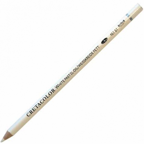 Lápis Giz Branco Óleo Cretacolor