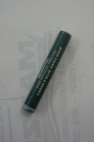 Lápis Verde Neopastel Caran D\'Ache 7400.229